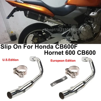 Alunecare Pentru Honda CB600F Hornet 600 CB600 UE NE-a Ediție Motocicleta de Evacuare Sistemul de Evacuare Moto Modificat de Mijloc Link-ul de Țeavă 0
