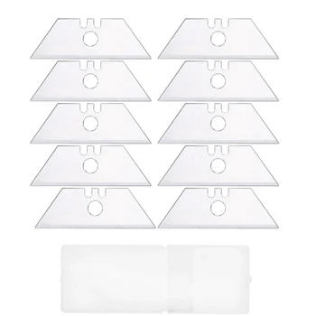 10buc Set Trapezoidal cu Lama de Înlocuire Lama meșteșugul CutterTool Multifuncțional Manual de Tăiere,hârtie, Placaj, Plastic, Piele 0