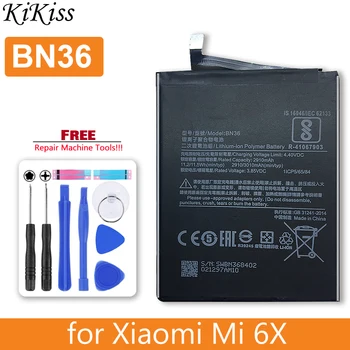 Noi BN36 de Înlocuire a Bateriei pentru Xiaomi Mi 6X Mi6X Km A2 MiA2 2910mAh Batteria cu Cod piesă + Instrumente