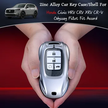 Aliaj de Zinc Cheia de la Mașină Caz Shell pentru Honda Civic HRV CRV XRV CR-V Odyssey Pilot se Potrivesc Acord Accesorii Auto