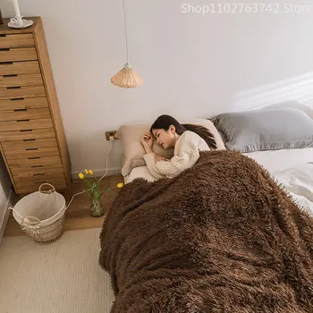 Elegant Arunca Pătură pentru Pat, Canapea Cuvertură Mult Shaggy Moale, Cald, lenjerie de Pat Foaie Aer Condiționat Pătură 0