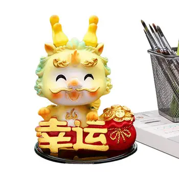 2024 Anul Nou Chinezesc Decorare Anul Dragonului Mascota Ornamente Zodia Dragon De Sus De Masă Consola Centrală Decor 0