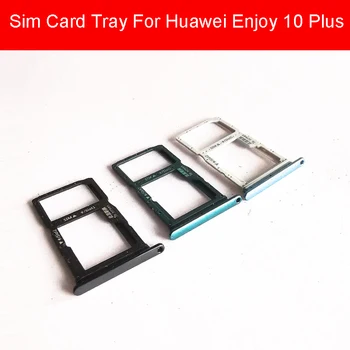 Memorie si Cartela SIM Tava Suport Pentru Huawei Enjoy10 Plus 10+ Sim & Cititor de Card Micro Sd Slot de Reparare Piese de schimb