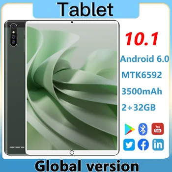 Versiune globală Nou 10.1 Inch Tablete Android 6.0 2GB RAM 32GB ROM 5G Dual LTE Telefon Bluetooth, WiFi, Google Tablet PC