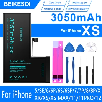 BEIKESOI pentru iPhone XS Baterie 3050mAh Mare Capacitate de Înlocuire 0 Ciclu de Baterie de Rezervă cu un Profesionist de Reparații Instrument de Kit 0